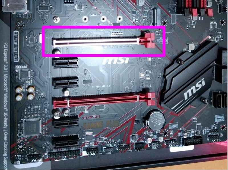 自作PC】マザーボードにグラフィックボードを取り付ける【MSI B450