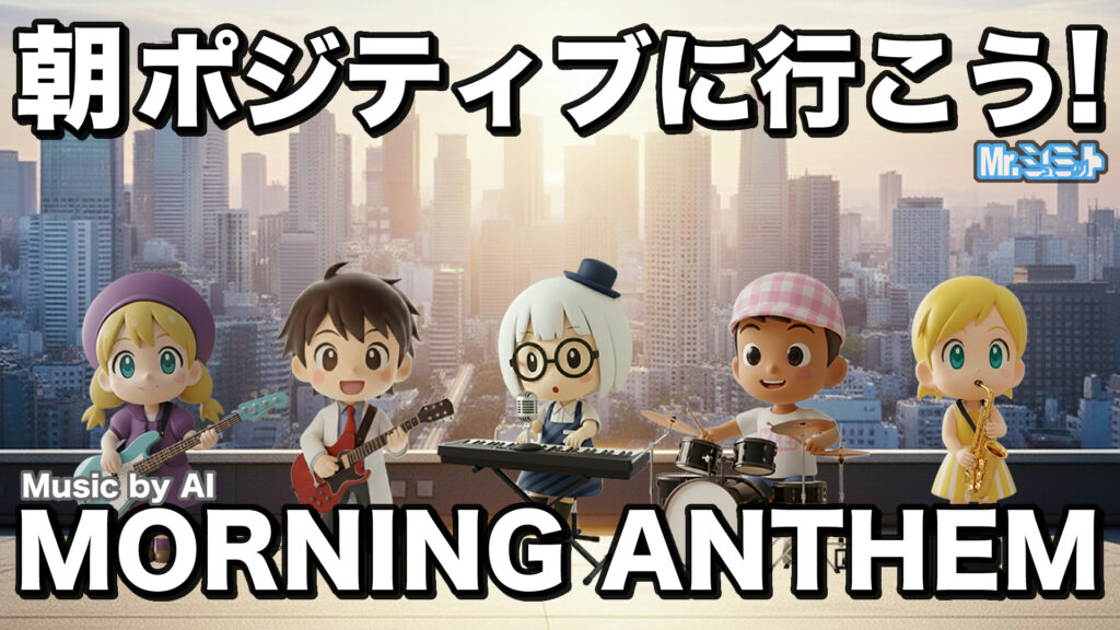 【オリジナル楽曲】Morning Anthem｜AI生成楽曲・MV｜シュミラボ